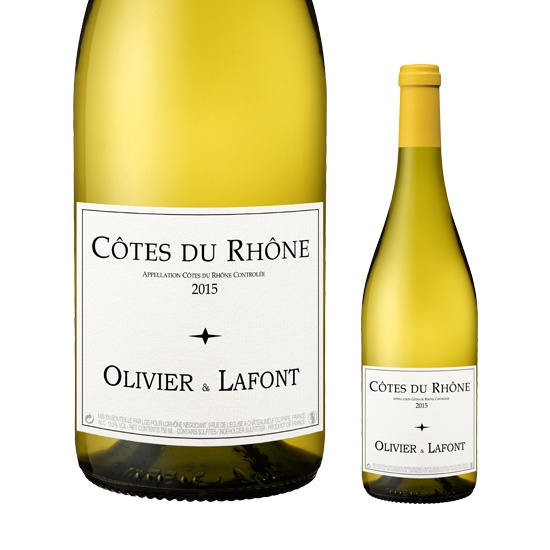 Cotes du Rhone Blanc, Olivier and Lafont - Rhone Valley, France